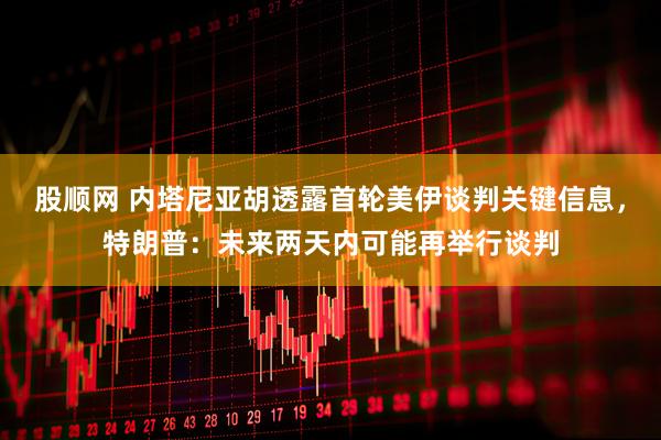 股顺网 内塔尼亚胡透露首轮美伊谈判关键信息，特朗普：未来两天内可能再举行谈判
